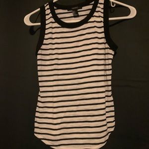 b&w striped tank